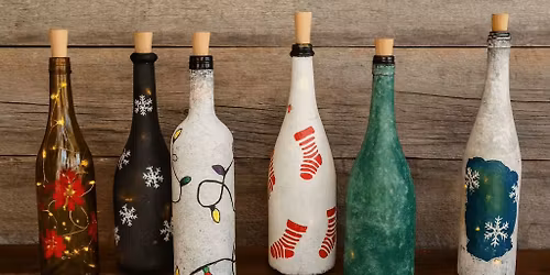 Paint on Wine Bottles Craft