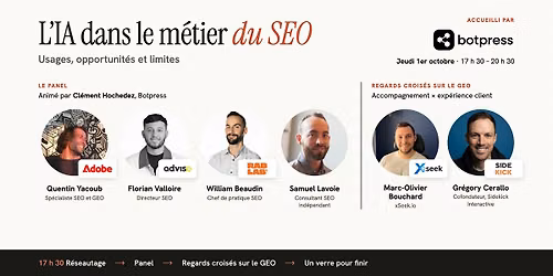 L\u2019IA dans le m\u00e9tier du SEO : usages, opportunit\u00e9s et limites