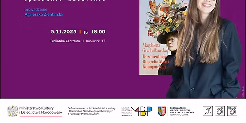 Magdalena Grzeba\u0142kowska. Spotkanie autorskie