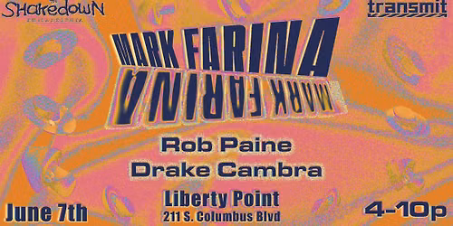 The Shakedown x Transmit pres. MARK FARINA