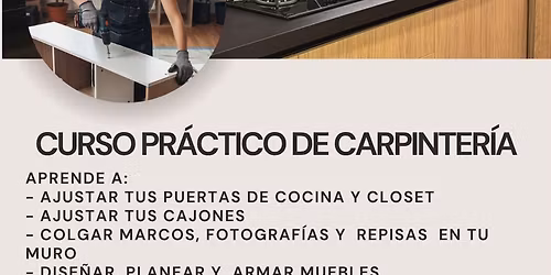 CURSO PR\u00c1CTICO DE CARPINTER\u00cdA