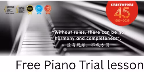 FREE Piano Trial Lesson @ Cristofori Hougang