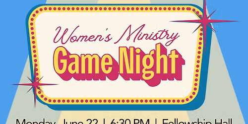 Women's Ministry Game Night