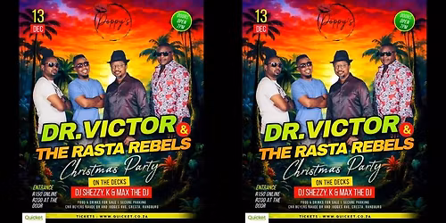 Catch Dr Victor & The Rasta Rebels Live at Poppy's Cresta