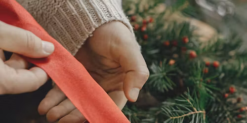 Festive wreath making lunch