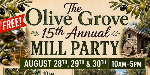 15th Annual Harvest Mill Party