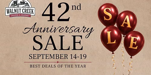 42nd Anniversary Sale