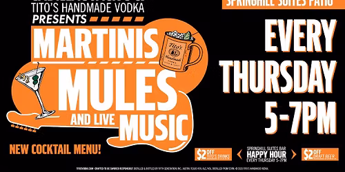Martinis, Mules & Music with Lucas Olson