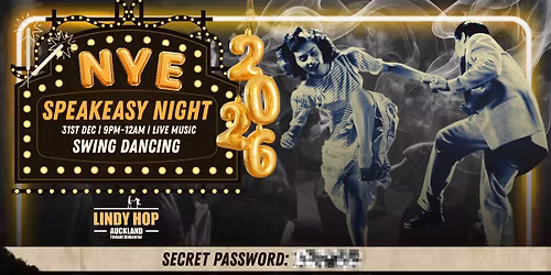 NYE Speakeasy Night - Swing Dancing