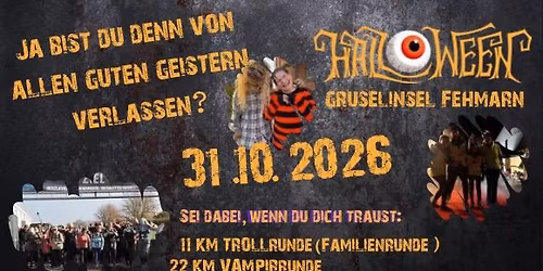 HALLOWEEN-Spezial FEHMARN 31.10.2026 MARSCH zum Meer