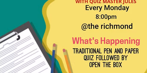 Quiz night with Jules