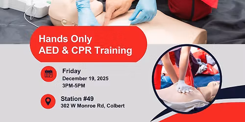 FREE CPR CLASS & AED TRAINING