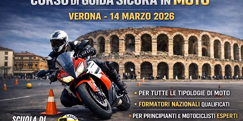 CORSO DI GUIDA SICURA IN MOTO - VERONA