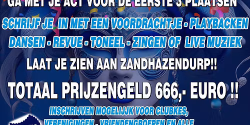 Pronk Aovent Zandhazendurp 2026