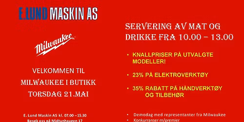 MILWAUKEE DAG 21.MAI