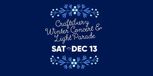 Craftsbury Winter Concert and Light Parade on the Common
