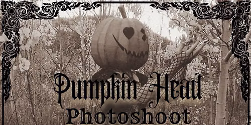 Pumpkin Head Photoshoot