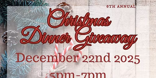 Christmas Dinner Giveaway!