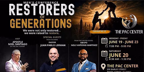 Men\u2019s Conference  Restorers of Generations