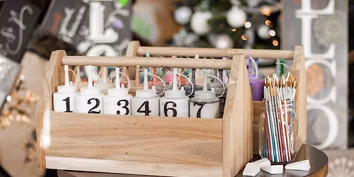 Wood Sign Paint Night at Urban Boutique