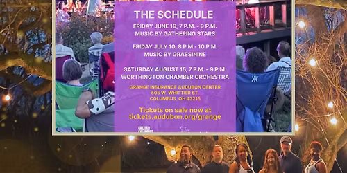 Grange Insurance Audubon Center Summer Music Concert Series