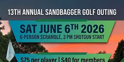 Sandbagger Golf Outing 6-Man Scramble 