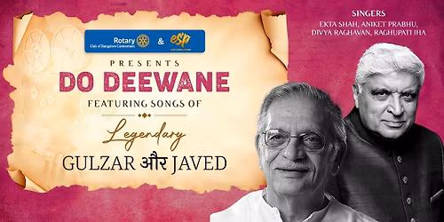 Do Deewane - Gulzar Aur Javed Charity Show