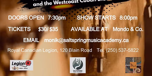 Afro-Cuban Explosion featuring pianist Pablo Cardenas and the Westcoast Cuban Ensemble
