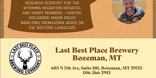 Party for Pronghorn in Bozeman, MT