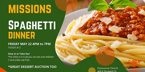 Missions Spaghetti Dinner
