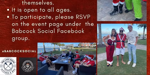 Our Annual SantaCon is coming to town! (For all ages)