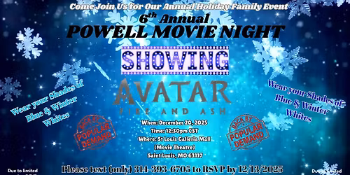 Powell Annual Movie Night
