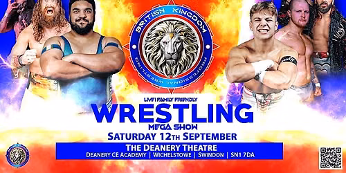 Wrestling Spectacular Swindon Saturday 12th September 2026