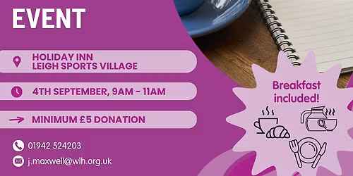 Wigan & Leigh Hospice - Business Networking Event