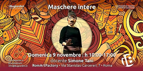 \ud83c\udfad WORKSHOP MASCHERE INTERE