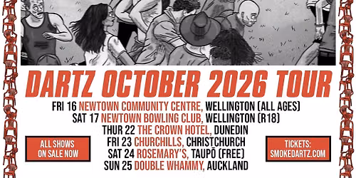 DARTZ - October 2026 NZ Tour - Auckland