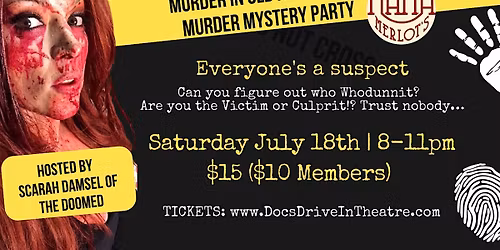 M**der in Old Hollywood M**der Mystery Party