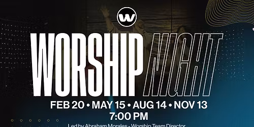 Worship Night on Aug 14th | FREE Event