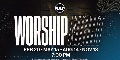 Worship Night on Aug 14th | FREE Event