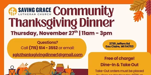 Free Community Thanksgiving Dinner 