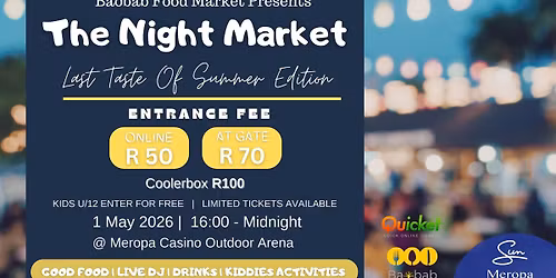 Baobab Night Market: Last Taste of Summer Edition
