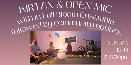 FREE Open Mic Kirtan Community Gathering