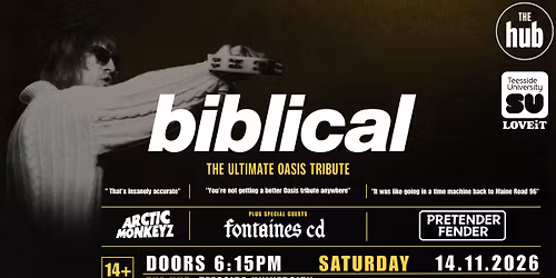 OASIS vs ARCTIC MONKEYS vs FONTAINES D.C. vs SAM FENDER \u2013 THE HUB, TEESSIDE