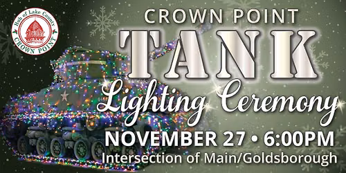 Crown Point Tank Lighting Ceremony