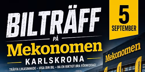 Mekonomen tr\u00e4ffen Karlskrona 
