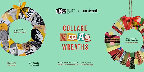 Collage XMAS Wreath Lab