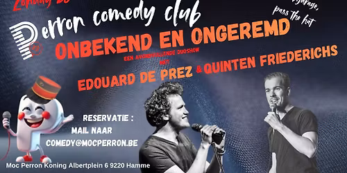 Comedy Club : Edouard De Prez & Quinten Friederichs