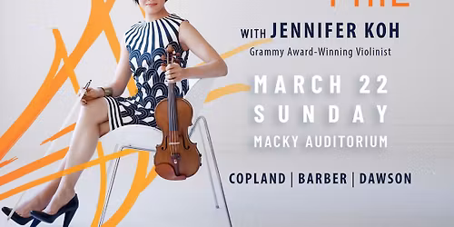 BARBER & DAWSON: Boulder Philharmonic with Jennifer Koh, violin