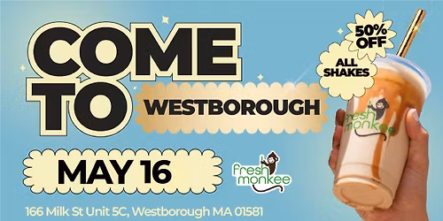 Fresh Monkee - Grand Opening Golden Straw Event - Westborough