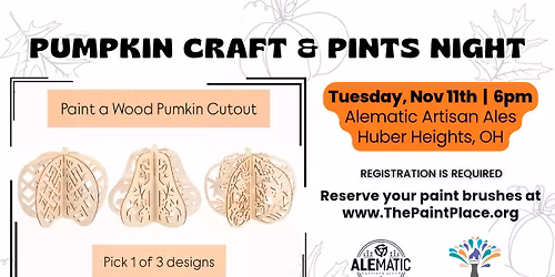 Pumpkin Craft & Pints Night